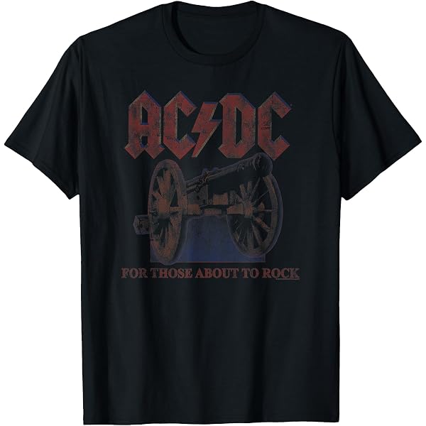 Amazon | AC/DC アンガス・ヤング・プロブレム・チャイルド Tシャツ